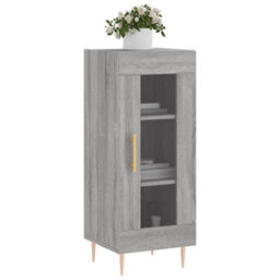 Berkfield Sideboard Grey Sonoma 34.5X34X90 Cm Engineered Wood - thumbnail 3