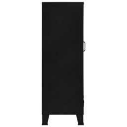 Berkfield Office Cabinet With Mesh Doors Industrial 75X40X120 Cm Steel - thumbnail 5