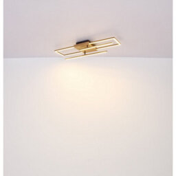 Luminosa Lighting Luminosa Kendra 80X20Cm Integrated Led Semi Flush Ceiling Light Matt Black 2X Led 3000K - thumbnail 6