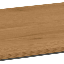 Wyld Haus Lagos 120Cm 4-Seater Rectangular Wild Oak Dining Table With Black Metal Legs - thumbnail 6