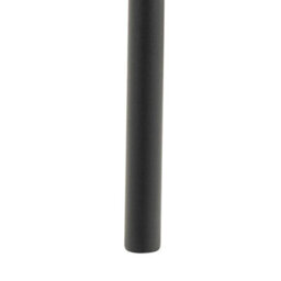 Wyld Haus Lagos 120Cm 4-Seater Rectangular Wild Oak Dining Table With Black Metal Legs - thumbnail 5