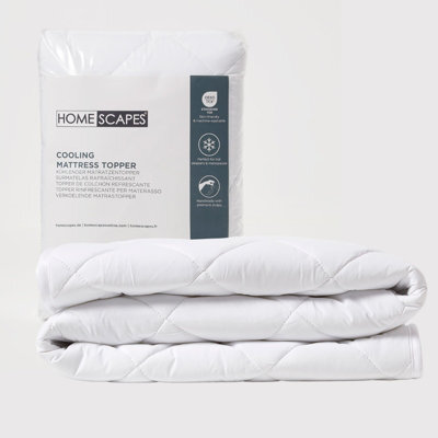 Homescapes Advanced Cooling Mattress Topper, 140 X 200 Cm - image 1
