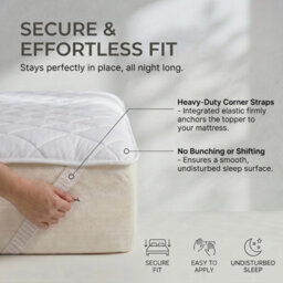 Homescapes Advanced Cooling Mattress Topper, 140 X 200 Cm - thumbnail 4