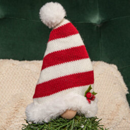 Samuel Alexander 48Cm Red And White Christmas Tree Sitting Gonk With Dangly Legs And Striped Hat - thumbnail 4
