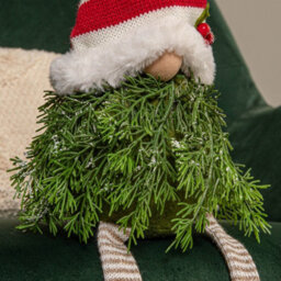 Samuel Alexander 48Cm Red And White Christmas Tree Sitting Gonk With Dangly Legs And Striped Hat - thumbnail 5