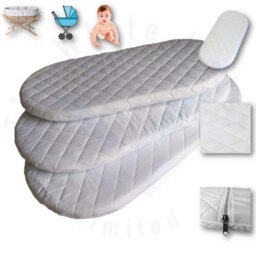 TheWhiteWater Limited Moses Basket Mattresses Baby Toddler Mosses Pram Mattress Moses Mattress 74 X 36 X 3.5 Cm - thumbnail 1