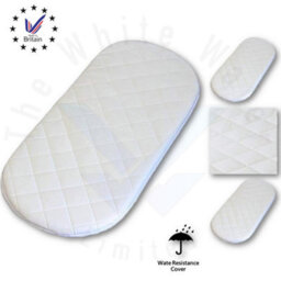 TheWhiteWater Limited Moses Basket Mattresses Baby Toddler Mosses Pram Mattress Moses Mattress 74 X 36 X 3.5 Cm - thumbnail 3