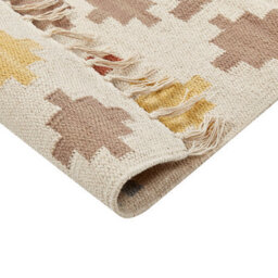 Beliani Rug Atan Multicolour 200 X 300 Cm Cotton Kilim - thumbnail 6