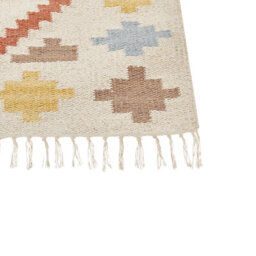 Beliani Rug Atan Multicolour 200 X 300 Cm Cotton Kilim - thumbnail 7