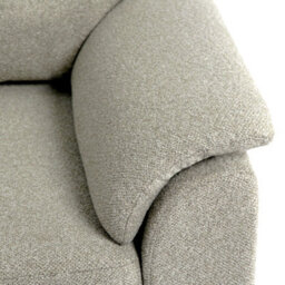 Tivoli 2 Seater Pull-Out Sofa Bed In Luxury Boucle Woven Fabric Oatmeal - thumbnail 8
