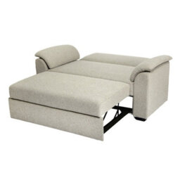 Tivoli 2 Seater Pull-Out Sofa Bed In Luxury Boucle Woven Fabric Oatmeal - thumbnail 5