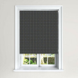 Lister Cartwright Olivia Bard Jaipur Indian  Blackout Roller Blinds Child Safety Included  (Black, 90 Cm Width X 140 Cm Drop) - thumbnail 1
