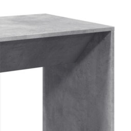 Berkfield Bar Table Concrete Grey 51X50X103.5 Cm Engineered Wood - thumbnail 7