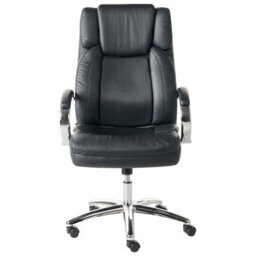 Beliani Executive Chair Honor Faux Leather Black - thumbnail 7