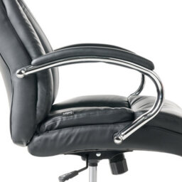 Beliani Executive Chair Honor Faux Leather Black - thumbnail 8