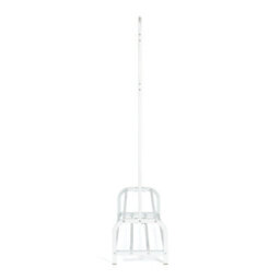 Livivo Clothing Rail With Shoe Rack - White - thumbnail 4