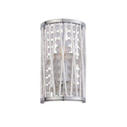 Pagazzi Lighting Pagazzi Marissa Chrome & Crystal Wall Light - thumbnail 5