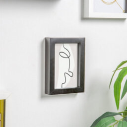 "Nicola Spring 4 X 6"" Photo Frames - Black - 3D Photo Frame Picture Frame Box Portrait Display Case (17.5 X 12.5Cm) Set Of 5" - thumbnail 6
