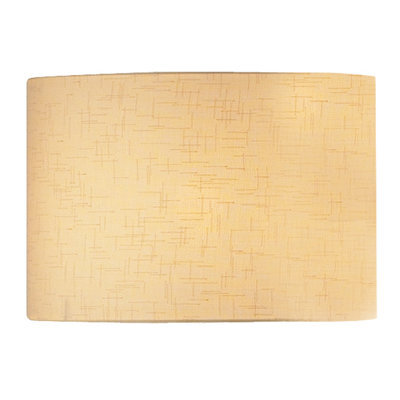 DAR Avenue Cream Linen Drum Shade 40Cm