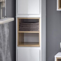 Sobuy Bzr147-W, Bathroom Tall Cabinet Tall Cupboard Bathroom Storage Cabinet,white,w30Xd30Xh170 - thumbnail 7