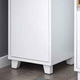 Sobuy Bzr147-W, Bathroom Tall Cabinet Tall Cupboard Bathroom Storage Cabinet,white,w30Xd30Xh170 - thumbnail 6