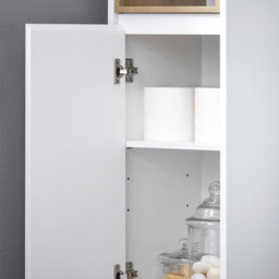 Sobuy Bzr147-W, Bathroom Tall Cabinet Tall Cupboard Bathroom Storage Cabinet,white,w30Xd30Xh170 - thumbnail 5