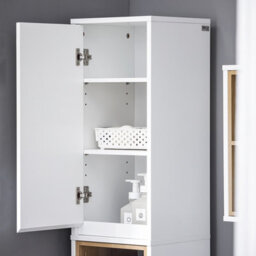 Sobuy Bzr147-W, Bathroom Tall Cabinet Tall Cupboard Bathroom Storage Cabinet,white,w30Xd30Xh170 - thumbnail 8