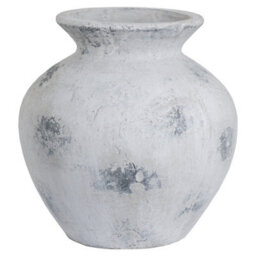 Wyld Haus Mossbrook Large Antique White And Grey Ceramic Vase 41Cm - thumbnail 2