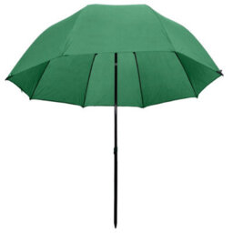 Berkfield Fishing Umbrella Green 300X240 Cm - thumbnail 3