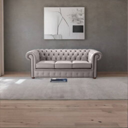 Chesterfield 3 Seater Shelly Owl Leather Sofa Bespoke In Classic Style - thumbnail 3