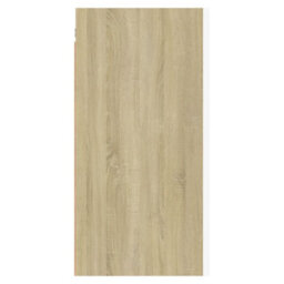 Berkfield Tv Cabinet White And Sonoma Oak 30.5X30X60 Cm Engineered Wood - thumbnail 4