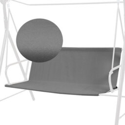Replacement Seat Cover For Two And Three Garden Swings, Waterproof Thick (600D) - 138 X 50 Cm, Grey. - thumbnail 1