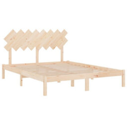 Berkfield Bed Frame 160X200 Cm Solid Wood - thumbnail 4