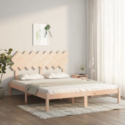 Berkfield Bed Frame 160X200 Cm Solid Wood - thumbnail 1