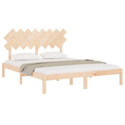 Berkfield Bed Frame 160X200 Cm Solid Wood - thumbnail 3