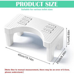 Toilet Squatty Step Stool Bathroom Potty Squat Aid - thumbnail 2