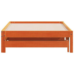 Walplus Day Bed With Trundle Without Mattress Wax Brown 90X190 Cm Single - thumbnail 7