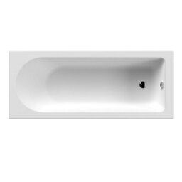 Royal Bathrooms Breeze 1800 X 800mm Acrylic Single Ended Round Edged White Straight Bath With Chrome Wall Profile Screen & Front Panel - thumbnail 6