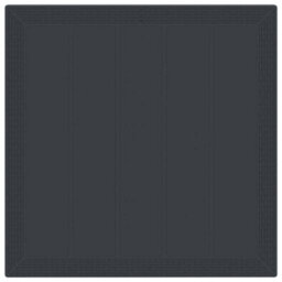 Berkfield Garden Dining Set 3 Pcs Anthracite Polt Rattan - thumbnail 6