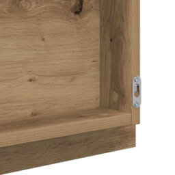 Walplus Led Bathroom Mirror Wall-Mounted Artisan Oak 40 X 8.5 X 37 Cm - thumbnail 8