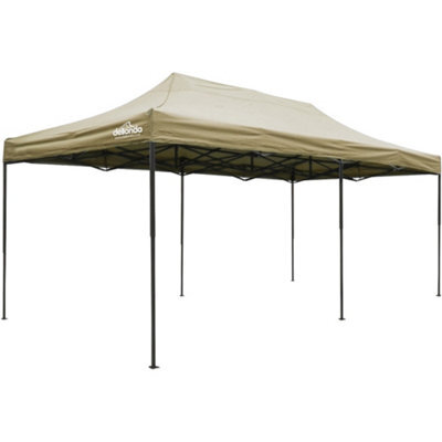 Loops 3X6M Beige Pop-Up Gazebo With Heavy Duty Frame And Water Resistance - image 1