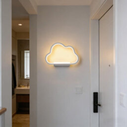 Nordic Minimalist Cloud Led Wall Sconce, Decorative Wall Lamp For Kids Bedroom, Bedside & Living Room Background - thumbnail 3