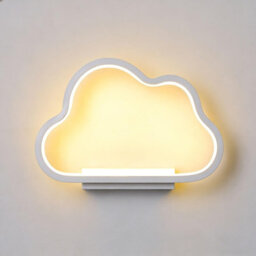 Nordic Minimalist Cloud Led Wall Sconce, Decorative Wall Lamp For Kids Bedroom, Bedside & Living Room Background - thumbnail 1