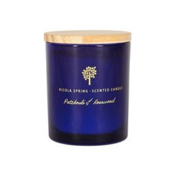 Nicola Spring Patchouli & Rosewood Scented Candle 130G 21H Natural Single Wick Soy Wax Aromatherapy Candle Home Fragrance