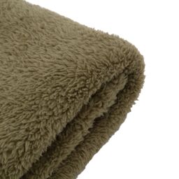 Gallery™ Olive Teddy Fleece Throw (L) 180Cm X (W) 140Cm - thumbnail 3
