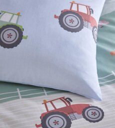 Charlotte Thomas Multi Farm Friends Duvet Cover Set Reversible With Pillowcases Single - thumbnail 2