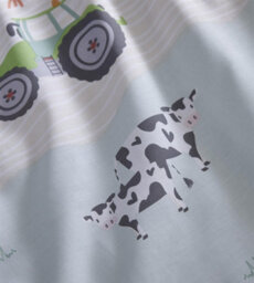 Charlotte Thomas Multi Farm Friends Duvet Cover Set Reversible With Pillowcases Single - thumbnail 3