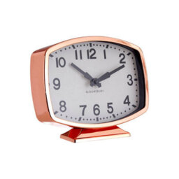 Orsina Baillie Rose Gold Finish Table Clock - thumbnail 2