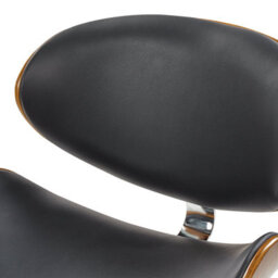 Beliani Desk Chair Rotterdam Faux Leather Black - thumbnail 6