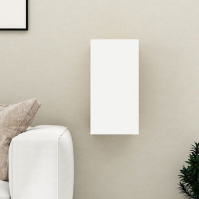 Berkfield Tv Cabinet White 30.5X30X60 Cm Engineered Wood - image 1